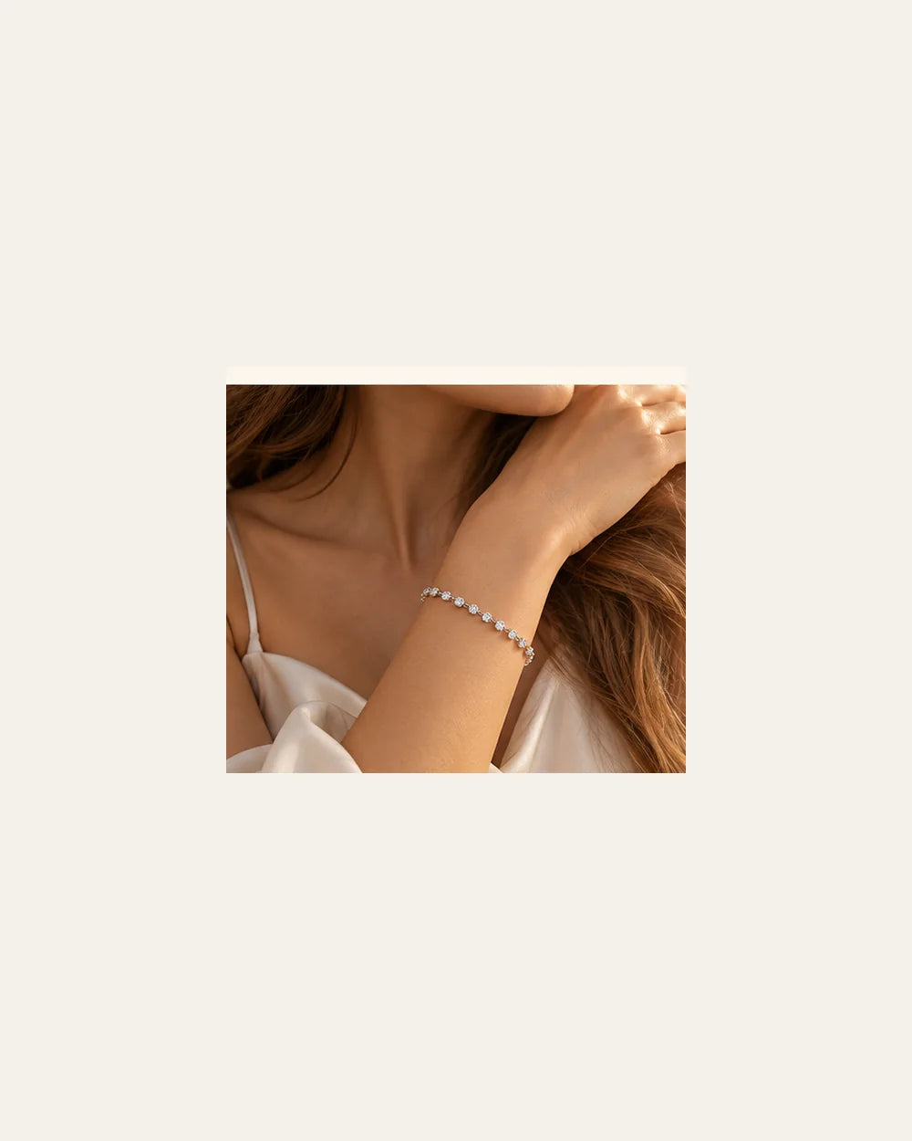 Pulseira com Zircônias em Prata 925 - editorial PRATA PLEASE