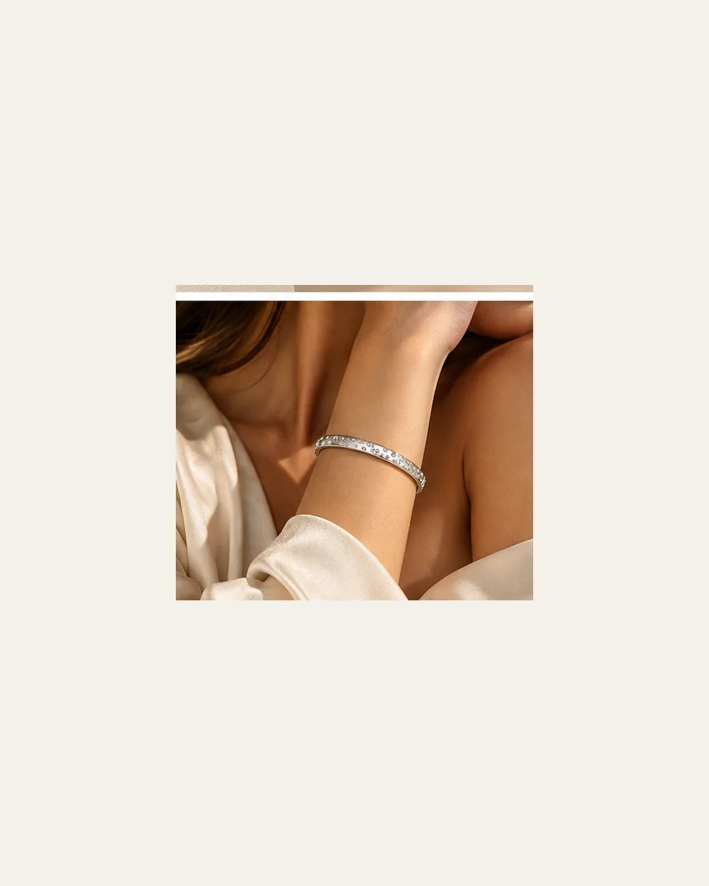 Bracelete Cravejado com Pontos de Luz em Prata 925 - editorial PRATA PLEASE